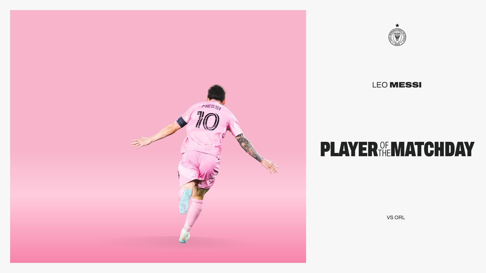 世界杯app下载-2射1传助球队逆转，梅西当选美职联第二周最佳球员